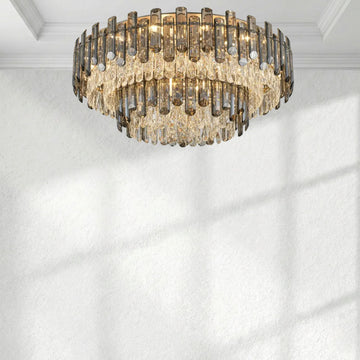 Arina Luxury Round Crystal Chandelier 31"