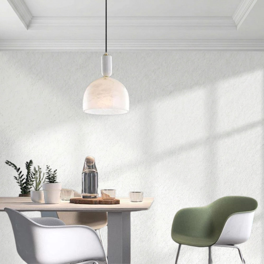 Alabaster Bedside Pendant
