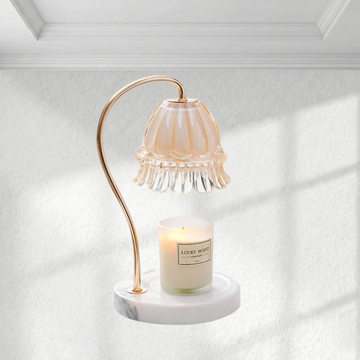 Lily Marble Table Lamp 11.8″H