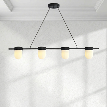 Modern Marble Linear Chandelier