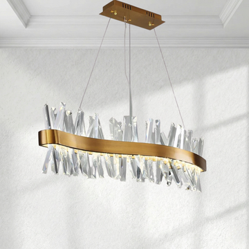 Arsenio Wave Crystal Chandelier
