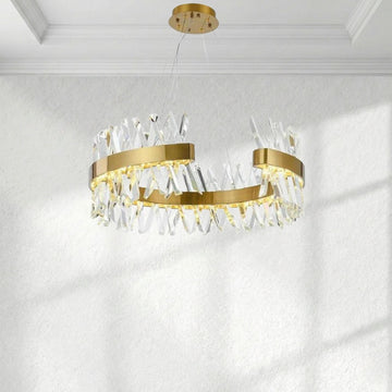 Arsenio Open Round Crystal Chandelier