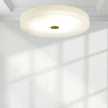 Alabaster Round Led Flushmount 11.8" 15.7" 19.7"
