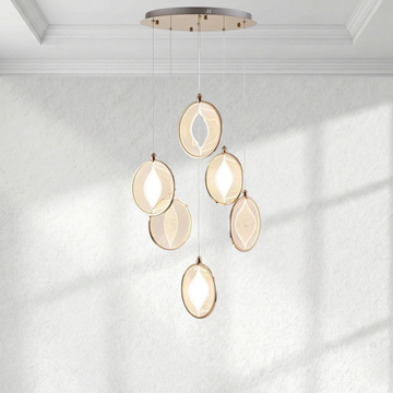 Halo Cascade LED Chandelier