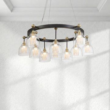 Artisan Flora Ring Glass Chandelier