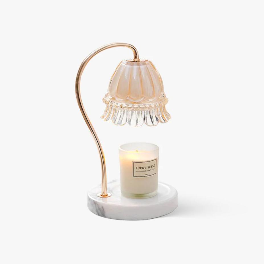 Lily Marble Table Lamp 11.8″H