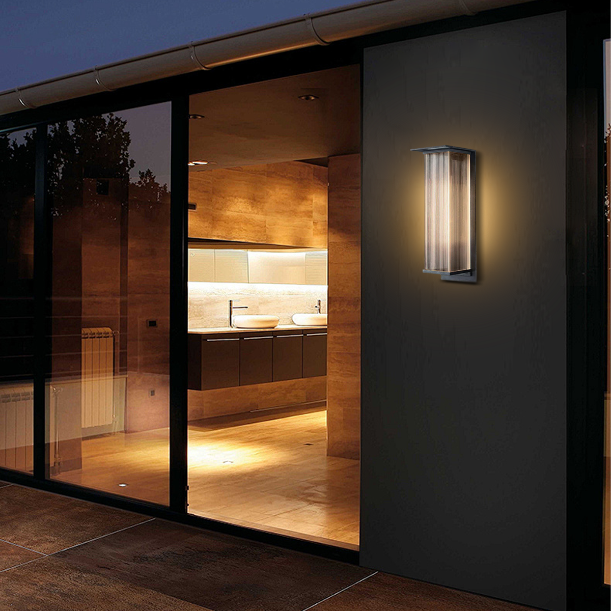 Oleron Box Outdoor Wall Sconce - Harper-1-Luxehomezone